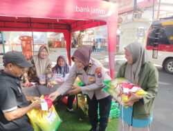 Gerakan Pangan Murah, Polresta Banyuwangi dan Bulog Telah Gelontorkan 202 Ton Beras SPHP untuk Warga