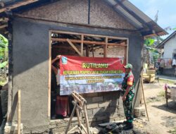 Koramil 0825/14 Kabat Capai 60 Persen Pengerjaan Rutilahu Program Pemprov Jatim