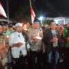 Kapolresta Banyuwangi Hadiri Aksi Lilin Ratusan Driver Online untuk Afan Kurniawan