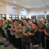 Kapolres Jember & FKJOB Gelar Sholat Gaib, Doakan Driver Ojol Korban Aksi di Jakarta