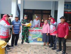 Danramil 0825/08 Srono: Gerakan Pangan Murah Bukti Negara Hadir untuk Rakyat di HUT ke-80 RI