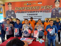 Polresta Banyuwangi Ungkap Kasus Curanmor dan Penipuan, Amankan Tiga Kelompok Pelaku