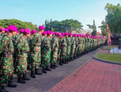 Ratusan Prajurit Menkav 2 Marinir Gelar Konsolidasi, Siap Amankan Objek Vital di Surabaya dan Jakarta