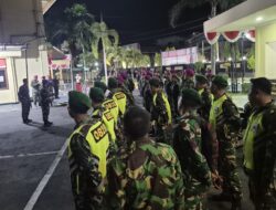 Sinergitas TNI–Polri Gelar Patroli Skala Besar, Jaga Stabilitas Banyuwangi