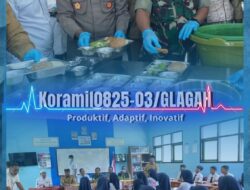 Kasdim 0825 Banyuwangi Hadiri Launching Program Makan Bergizi Gratis oleh Dapur SPPG Glagah Yayasan Mitra Cendekia Waskita