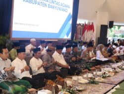 Dandim 0825/Banyuwangi Bersama Forkopimda Laksanakan Doa Bersama Lintas Agama Jaga Kondusifitas Wilayah