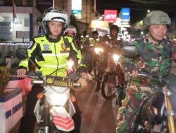 Polres Jember Bersama TNI dan Elemen Masyarakat Gelar Patroli Gabungan Skala Besar