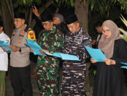 Dandim 0825/Banyuwangi Bersama Forkopimda Laksanakan Doa Bersama Pemuda Lintas Agama di Taman Makam Pahlawan
