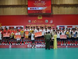 Jakarta Bhayangkara Presisi Juara Turnamen Voli Internasional di Vietnam