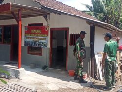 Danramil 0825/09 Tegaldlimo Tinjau Renovasi Rutilahu, Bukti Sinergi Pemprov Jatim dan Kodam V/Brawijaya untuk Warga