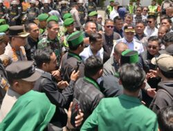 Dandim 0102/Pidie Bersama Forkopimda Temui Demonstran, Aksi Berjalan Tertib dan Aman