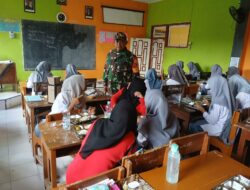 Babinsa Dampingi Penyaluran Makan Bergizi Gratis di Wilayah Kodim 0825 Banyuwangi