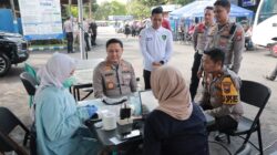 Donor Darah & Cek Kesehatan Meriahkan HUT Lalu Lintas ke-70 di Jember