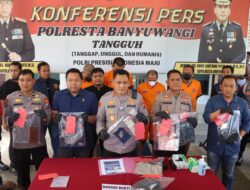 Polresta Banyuwangi Bongkar Sindikat Curanmor Lintas Daerah, Empat Tersangka Ditangkap