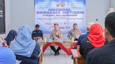 Literasi Digital Polres Bojonegoro Gandeng Warganet Jaga Kamtibmas