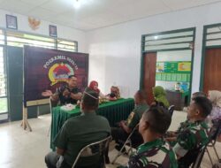 DanPosramil Licin Laksanakan Pelepasan Babinsa Desa Pakel, Serka Hadi Gunawan