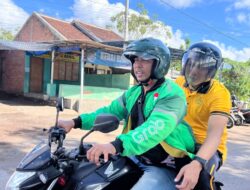 Kapolresta Banyuwangi Naik Ojol, Dukung Program Jumat Berkah ASN