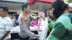 Polres Ponorogo Kembali Gelar Baksos Apresiasi Tukang Becak dan Ojol Solid Jaga Kambtimas