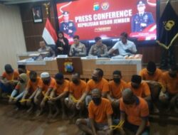 Polres Jember Bongkar Jaringan Narkoba, 15 Tersangka Diamankan dengan Modus “Ranjau”