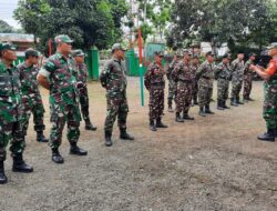Posramil 0825/24 Tegalsari dan Banser Gelar Apel Gabungan, Perkuat Sinergi Jaga Keamanan Wilayah