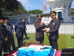 Kapolresta Banyuwangi Beri Kejutan Spesial untuk Dandim dan Danlanal di HUT TNI ke-80