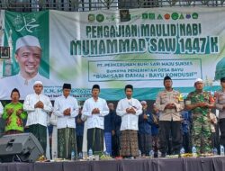 Babinsa Koramil 0825/20 Songgon Hadiri Pengajian Akbar Maulid Nabi Muhammad SAW, Perkuat Keharmonisan Umat Beragama