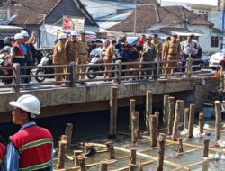 Proyek Kontruksi Jembatan Kedung Kandang Progres 35 Persen, Pemkot Malang Tinjau Langsung Di Lokasi