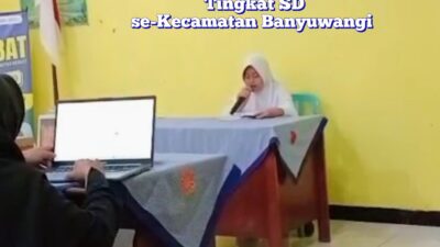 Putri Jurnalis Bratapos.com Raih Juara 1 MTQ se-Kecamatan Banyuwangi