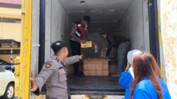 Polresta Banyuwangi Amankan Truk Bermuatan ribuan botol Arak