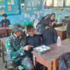 Babinsa Koramil 0825/01 Banyuwangi Dampingi Penyaluran Program Makan Bergizi Gratis
