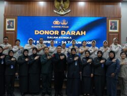 Kabid Kesjas Korbrimob Polri Pimpin Kegiatan Donor Darah Peringati HUT Ke-54 KORPRI Polri Tahun 2025