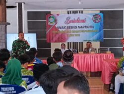 Babinsa Desa Sumberasri Berikan Wawasan tentang sosialisasi anak bebas narkoba