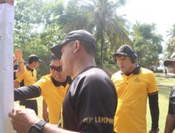 TNI–Polri Banyuwangi Perkuat Sinergi Lewat Olahraga Bersama di Puslatpurmar 7 Lampon