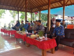 Dandim 0825 Banyuwangi Bersama Forkopimda Hadiri Vidcon dan Peletakan Batu Pertama Koperasi Desa Merah Putih