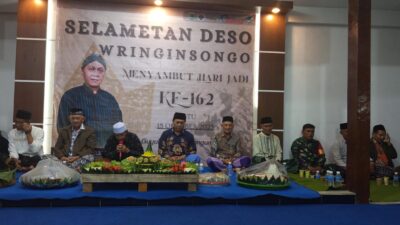 Peringatan Hari Jadi ke-162 Desa Wringingin Songo Gelar Selamatan, “Guyub Rukun Mbangun Desa”