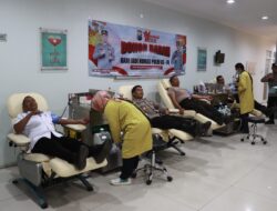 Polres Jember Gelar Donor Darah, Peringati HUT Humas Polri ke-74 dengan Semangat Humanis