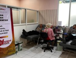 Polresta Banyuwangi Gelar Donor Darah Peringati Hari Jadi Humas Polri ke-74