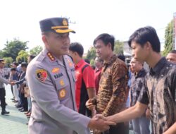 Apel Kebangsaan Serikat Pekerja/Buruh di Polresta Banyuwangi: Komitmen Bersama Menjaga Kondusifitas Daerah