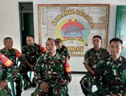 Secara Virtual Babinsa Koramil 0825-14/Kabat Mengikuti Kegiatan Apel Kebangsaan Kementan RI Dalam Rangka Memperingati 1 Tahun Kinerja Kabinet Merah Putih