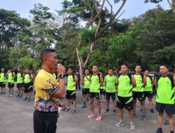 Jaga Ketangguhan Prajurit, Kodim 0825/Banyuwangi Gelar Kesamaptaan Jasmani dan Renang Dasar Militer