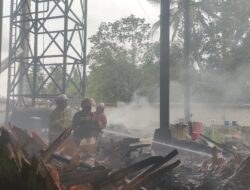 Kebakaran di Pabrik Triplek Glenmore, Kerugian Ditaksir  Capai Rp300 Juta