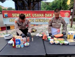 Siswa Bakomsus Tata Boga SPN Polda Jatim Unjuk Keahlian Kuliner, Ka SPN: ‘Ini Bagian Dukungan Ketahanan Pangan’