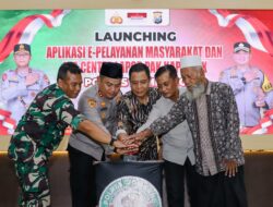 Polres Jombang Launching Aplikasi E-Pelayanan Masyarakat dan WhatsApp Center ‘Lapor Pak Kapolsek
