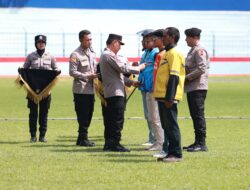 Kapolri Pimpin Apel Ojol Kamtibmas “Jogo Jatim” Bersama Polda Jawa Timur di Malang