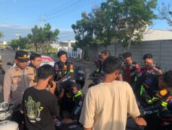 Patroli Gabungan Polres Sumenep Cegah Balap Liar 42 motor Tidak Sesuai Spektek Diamankan