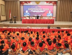 Polda Jatim Berhasil Ungkap 1.443 Kasus dan Amankan 1.135 Tersangka Selama Operasi Sikat Semeru 2025