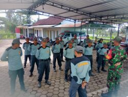 Sinergi Kuat Desa! Babinsa Koramil Glenmore Asah Kesiapsiagaan Linmas Bumiharjo Demi Keamanan Swakarsa