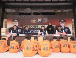 Polres Kediri Kota Sukses Ungkap 8 Kasus Tindak Pidana Selama Operasi Sikat Semeru 2025