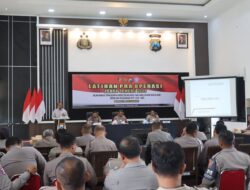 Jelang Operasi Zebra Semeru 2025, Polresta Banyuwangi Matangkan Kesiapan Personel Melalui Latpraops