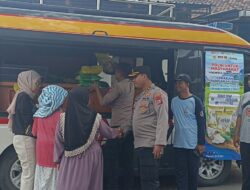 Polresta Banyuwangi Gelar Gerakan Pangan Murah, 250 Sak Beras SPHP Terserap Warga Desa Macan Putih